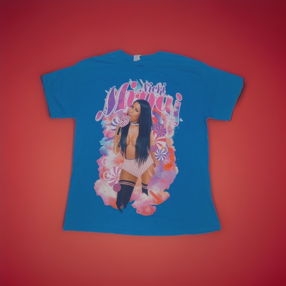 Nicki Minaj 2015 The Pink Print Tour Shirt, Unisex Large. Good Condition, Rare.